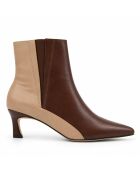 Bottines en cuir Jerezna marron