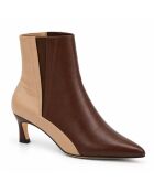Bottines en cuir Jerezna marron