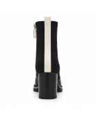 Bottines en cuir Monza noires
