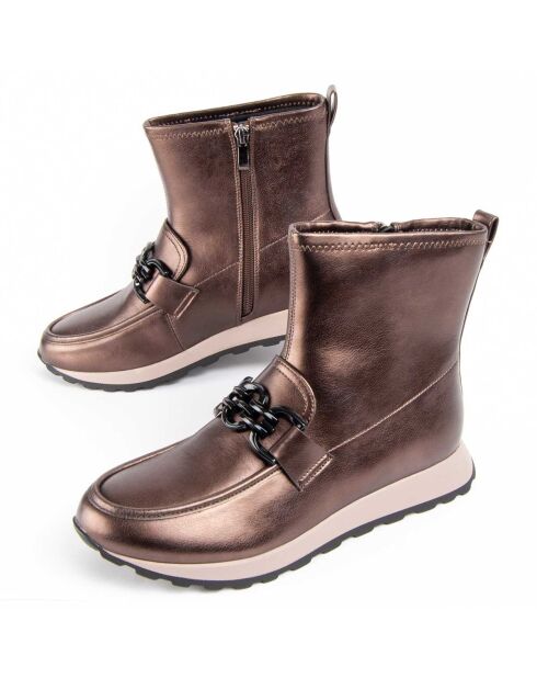 Bottines Calig marron