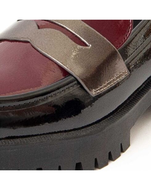 Mocassins à plateforme Macca2 noirs