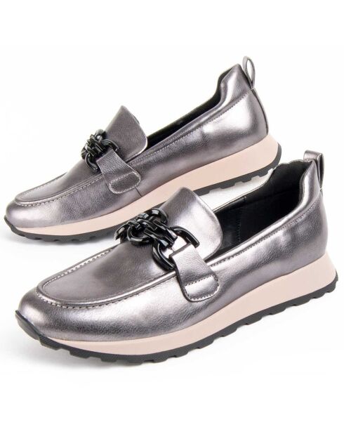 Chaussures compensées Caden grises
