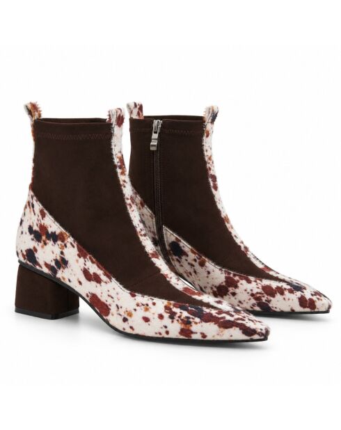 Bottines en cuir Boloniana marron