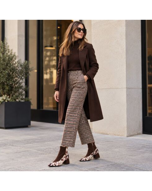 Bottines en cuir Boloniana marron