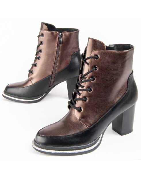 Bottines à talon Vareli3 marron