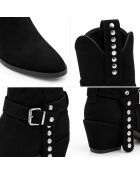 Bottes en cuir Elche noires