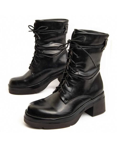 Bottines à talon Rammba noires