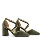 Escarpins en cuir Baeza verts