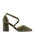 Escarpins en cuir Baeza verts