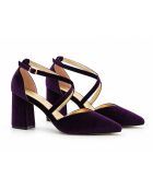 Escarpins en cuir Baeza violets