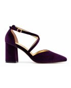 Escarpins en cuir Baeza violets