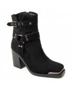 Bottines à talon Town noires