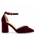 Escarpins en cuir Aranjuezza bordeaux