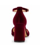 Escarpins en cuir Aranjuezza bordeaux