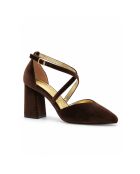 Escarpins en cuir Baeza marron