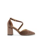 Escarpins en cuir Baeza taupe