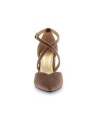 Escarpins en cuir Baeza taupe
