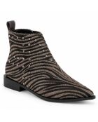 Blaue Lederstiefel Granadana