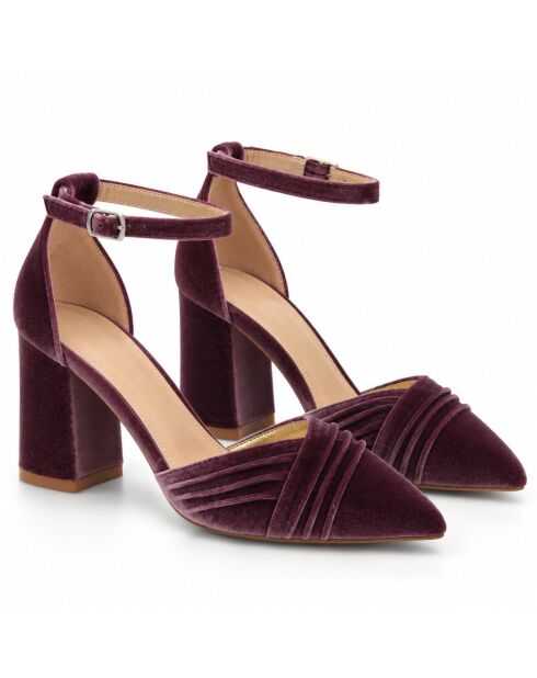 Escarpins en cuir Aranjuezza violets