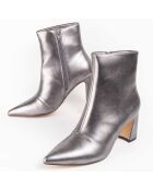 Bottines à talon Botirey4 grises