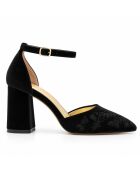 Schwarze Lederpumps Salerno
