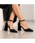 Schwarze Lederpumps Salerno