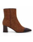 Bottines en cuir Malaga taupe