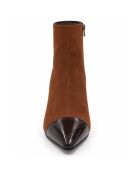 Bottines en cuir Malaga taupe
