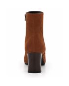 Bottines en cuir Malaga taupe
