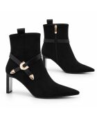 Bottines en cuir Loretoza noires