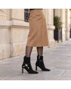 Bottines en cuir Loretoza noires
