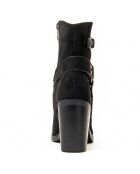 Bottines à talon Town noires