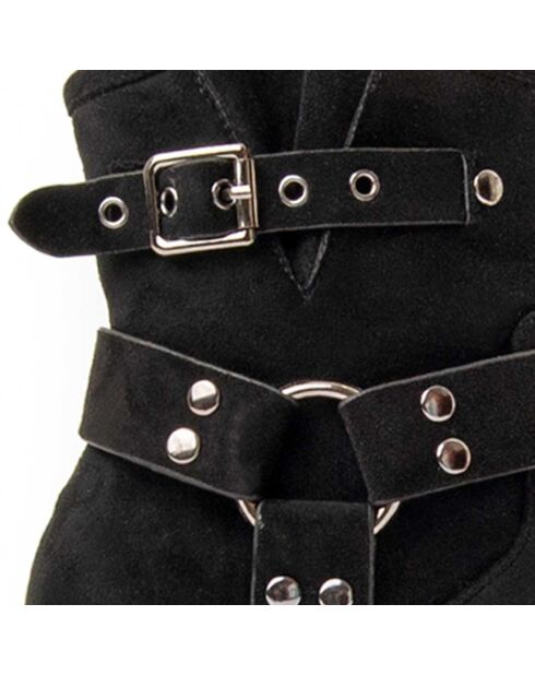 Bottines à talon Town noires