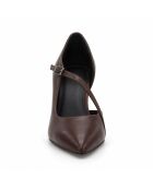 Bruine leren pumps van Segoviana