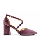 Escarpins en cuir Baeza violets