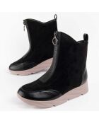 Bottines compensées Calig6 noires