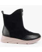 Bottines compensées Calig6 noires