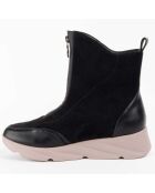 Bottines compensées Calig6 noires