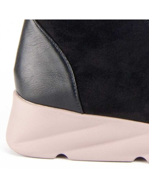 Bottines compensées Calig6 noires