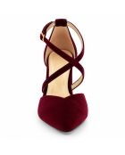 Escarpins en cuir Baeza bordeaux