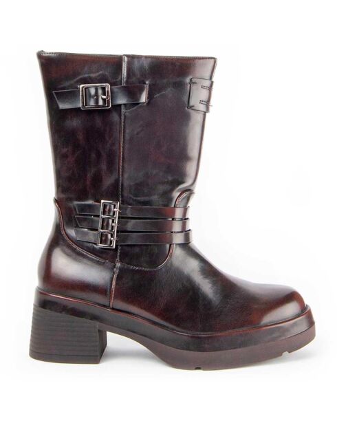 Bottines à talon Motta2 marron