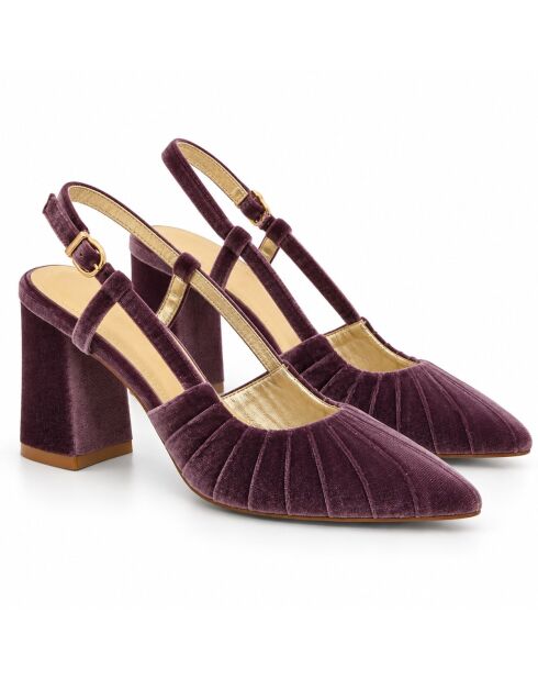 Escarpins en cuir Cascaisna violets