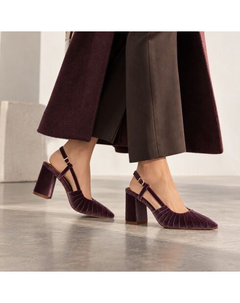 Escarpins en cuir Cascaisna violets