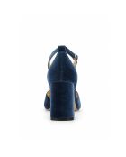 Pumps Baeza in pelle blu