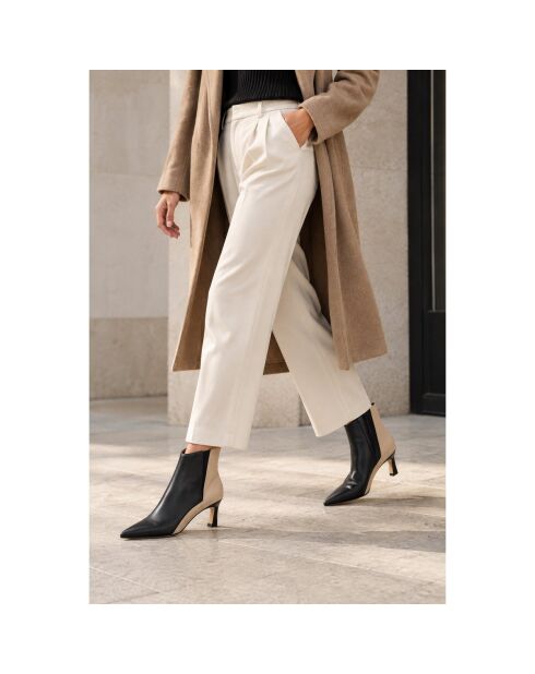 Bottines en cuir Jerezna noires