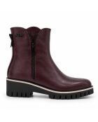 Stivali Farona in pelle bordeaux