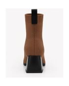 Bottines en cuir Marbellaza taupe