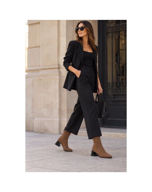 Bottines en cuir Marbellaza taupe