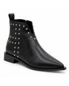Bottines en cuir Lecceza noires
