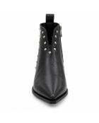 Bottines en cuir Lecceza noires